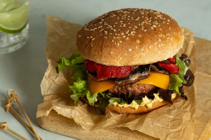 Hamburguesa De Portobellos Parrilleros